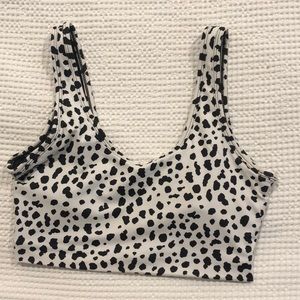 Balance Athletica Snow Leopard bra